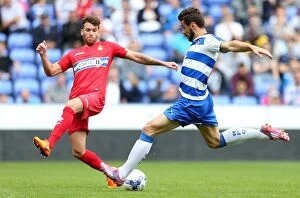 Images Dated 1st August 2015: Reading FC vs Espanyol: Orlando Sá in Action