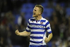 Sky Bet Championship : Reading v Leeds United Collection: Reading FC vs. Leeds United: A Fierce Battle in the Sky Bet Championship (2013-14)