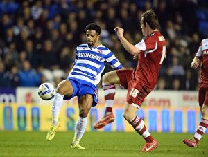Images Dated 22nd April 2014: Reading FC vs. Middlesbrough: A Fierce Sky Bet Championship Clash (2013-14)