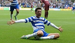 Images Dated 17th August 2013: Reading FC vs. Watford: A Thrilling Sky Bet Championship Showdown (2013-14)