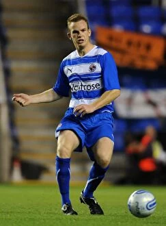 Images Dated 27th July 2010: Reading FC's Alex Pearce in Action: Pre-Season Clash Against Wolverhampton Wanderers at Madejski