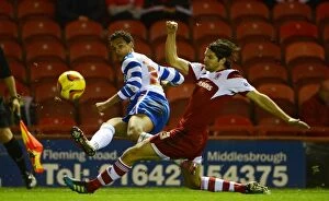 Images Dated 29th December 2013: Reading FC's Battle in the Sky Bet Championship: Middlesbrough vs. Reading (2013-14)