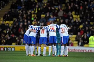 Images Dated 11th January 2014: Reading FC's Battle in the Sky Bet Championship: Watford vs. Reading (2013-14)