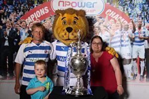 Images Dated 27th May 2012: Reading FC's Championship Glory: Unforgettable Moments from the 2012 Trophy Celebration - A