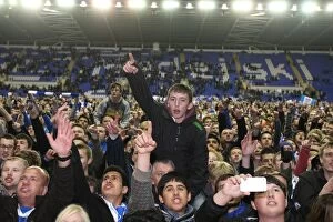 Images Dated 17th April 2012: Reading FC's Championship Victory: Thrilling Pitch Invasion by Jubilant Fans at Madejski Stadium