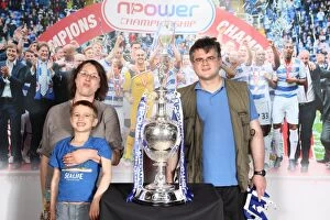 Images Dated 26th May 2012: Reading FC's Championship Victory: Triumphant Reunion with Fans and the Championship Trophy (2012)