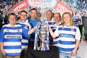 Images Dated 27th May 2012: Reading FC's Championship Victory: Triumphant Trophy Celebration (2012)