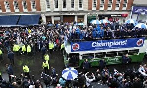 Images Dated 29th April 2012: Reading FC's Championship Winning Parade: A Triumphant Celebration of Promotion to the Premier