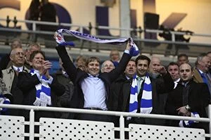 Images Dated 17th April 2012: Reading FC's Euphoric Promotion Celebration: Anton Zingarevich at Madejski Stadium (2012)