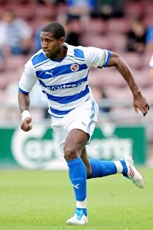 Images Dated 23rd July 2011: Reading FC's Mikele Legertwood in Action during Pre-Season Friendly against Northampton Town at