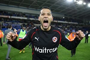Images Dated 17th May 2011: Reading FC's Play-Off Euphoria: Jobi McAnuff's Thrilling Goal Secures Final Spot vs. Cardiff