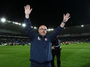 Images Dated 17th May 2011: Reading FC's Play-Off Triumph: Brian McDermott's Euphoric Moment as Cardiff City is Defeated