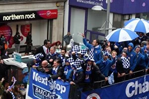 Images Dated 29th April 2012: Reading FC's Premier League Promotion Parade: A Triumphant Celebration through Reading