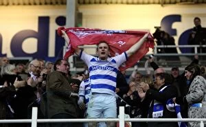 Images Dated 17th April 2012: Reading FC's Promotion to Championship: Alex Pearce's Emotional Moment at Madejski Stadium