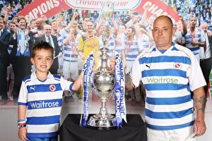 Images Dated 27th May 2012: Reading FC's Unforgettable Championship Triumph: A Celebration of Victory with Fans - The 2012