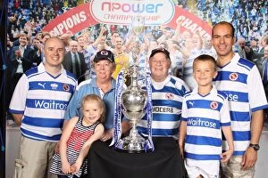 Images Dated 27th May 2012: Reading FC's Unforgettable Championship Victory: Triumphant Reunion with the Trophy
