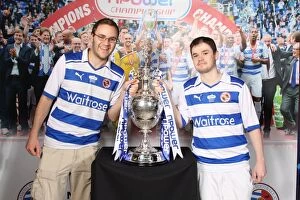 Images Dated 26th May 2012: Reading FC's Unforgettable Championship Win: Triumphant Celebration with Fans (2012)