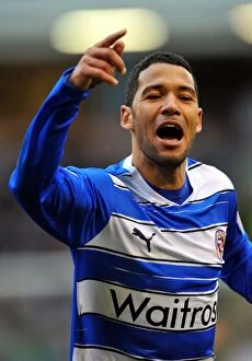 Images Dated 23rd October 2010: Reading FC's Unforgettable Double: Jobi McAnuff's Brace at Burnley's Turf Moor in the Football