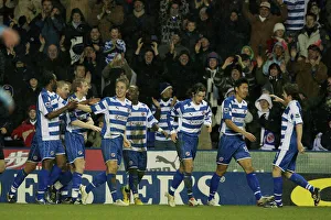 Reading players celebrate Kevin Doyles 68th minute goal to make it 6-0 against West Ham Reading players celebrate Kevin Doyles 68th minute goal to make it 6-0 against West Ham