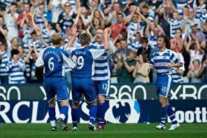Images Dated 22nd September 2007: Reading Takes the Lead: Dave Kitson's Goal vs. Wigan, Barclays Premiership (September 22, 2007)