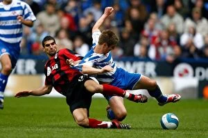 Images Dated 12th April 2008: Reading vs Fulham: Clash in the Barclays Premier League - April 12, 2008