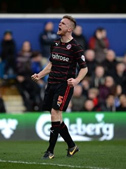 Images Dated 16th February 2014: Reading's Alex Pearce Scores Brace: Celebrating a Win against Queens Park Rangers in the Sky Bet