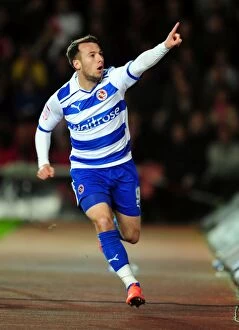 Images Dated 13th April 2012: Reading's Championship Glory: Le Fondre's Brace at St. Mary's - Southampton's Defeat