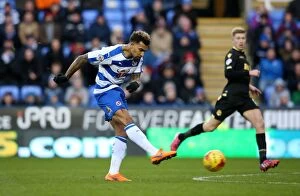 Images Dated 21st November 2015: Reading's Danny Williams Scores His Second Goal Against Bolton Wanderers in Sky Bet Championship