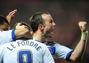 Images Dated 13th April 2012: Reading's Double Delight: Noel Hunt's Goals Secure Championship Victory over Southampton