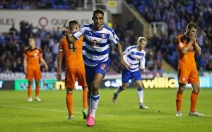 Reading v Ipswich Town Collection: Reading's Nick Blackman Scores Hat-trick: Sky Bet Championship Match against Ipswich Town at