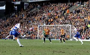 Images Dated 7th March 2015: Reading's Oliver Norwood Scores Dramatic Free Kick in FA Cup Sixth Round Clash Against Bradford City