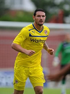 Pre Season Friendly - AFC Wimbledon v Reading - The Cherry Red Records Stadium Collection: Sean Morrison at The Cherry Red Records Stadium: AFC Wimbledon vs. Reading - Pre-Season Friendly