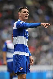 Images Dated 23rd February 2013: Sean Morrison at Madjeski Stadium: Reading FC vs Wigan Athletic - Barclays Premier League