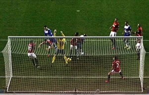 Images Dated 1st December 2012: Sean Morrison's Stunner: Reading's Third Goal vs Manchester United (1st December 2012)