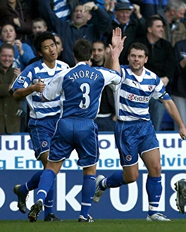 Seol Ki-Hyeon, Graeme Murty & Nicky Shorey celebrate