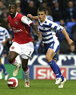 Images Dated 23rd October 2006: Shane Long & Abou Diaby