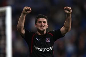 Images Dated 17th May 2011: Shane Long's Euphoria: Reading's Third Goal in Play-Off Semi-Final Against Cardiff City