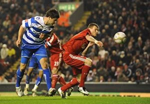 Images Dated 13th January 2010: Shane Long's Extra-Time Stunner: Reading Upsets Liverpool in FA Cup Third Round Replay
