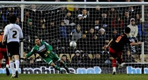 Images Dated 18th December 2010: Shane Long's Penalty Stunner: Derby County vs. Reading in the Npower Championship