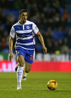 Images Dated 17th February 2015: Showdown at Madejski Stadium: Nick Blackman Leads Reading Against Wigan Athletic in Sky Bet