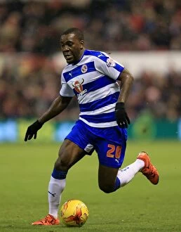 Images Dated 28th November 2015: Showdown at the Stadium: Ola John's Thrilling Performance in Reading vs