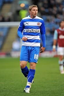 Images Dated 23rd October 2010: Simon Church at Turf Moor: Burnley vs. Reading - Npower Football League Championship