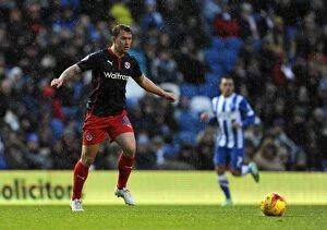 Brighton and Hove Albion v Reading Collection: Simon Cox Leads Reading Charge Against Brighton and Hove Albion at The AMEX Stadium