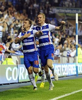 Reading v Millwall Collection: Simon Cox's Brace Leads Reading to Exciting 3-1 Victory over Millwall