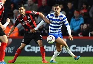 Images Dated 8th April 2014: Sky Bet Championship Clash: Bournemouth vs. Reading (2013-14)