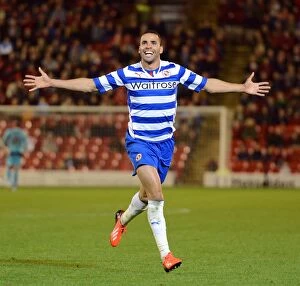 Images Dated 1st October 2013: Sky Bet Championship Showdown: Barnsley vs. Reading - Reading's Pursuit for Victory (2013-14)