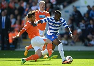 Images Dated 24th August 2013: Sky Bet Championship Showdown: Blackpool vs. Reading, 2013-14 Season