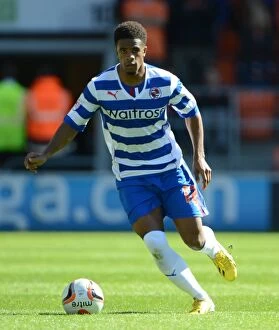 Images Dated 24th August 2013: Sky Bet Championship Showdown: Reading FC vs. Blackpool (2013-14) - A Thrilling Battle