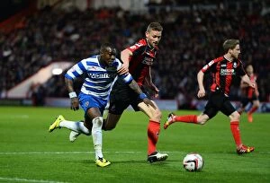 Images Dated 8th April 2014: Sky Bet Championship Showdown: Reading FC's Battle for Victory against Bournemouth (2013-14)