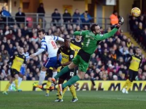 Images Dated 11th January 2014: Sky Bet Championship: Watford vs. Reading - Clash of the Championship Contenders (2013-14)